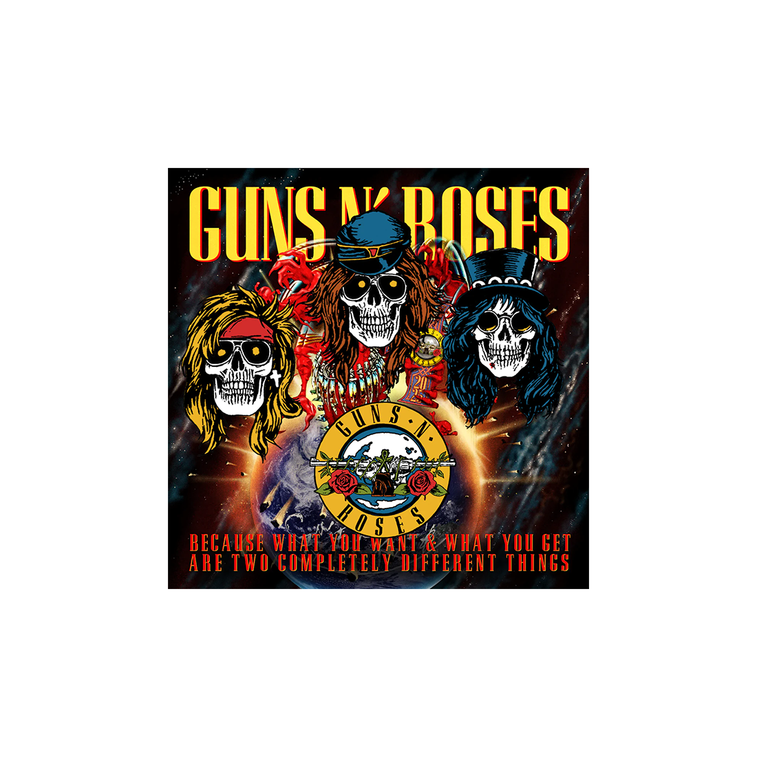 Guns N' Roses Enamel Pin Set Pin Set 409125