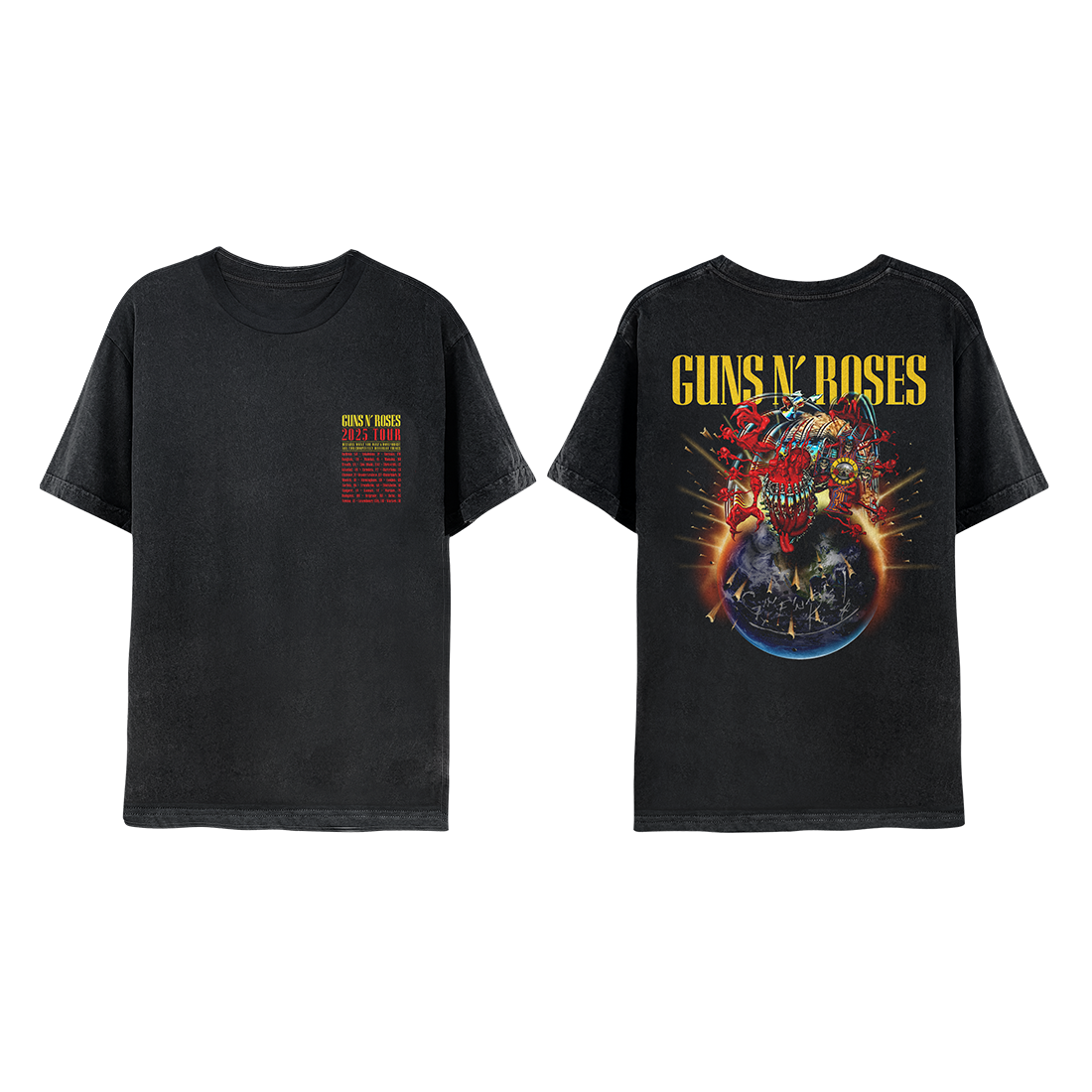 新品 GUNS N' ROSES (ガンズ) 2025 Admat Tシャツ Reverse Tour Admat 2025 T-Shirt - Guns N' Roses