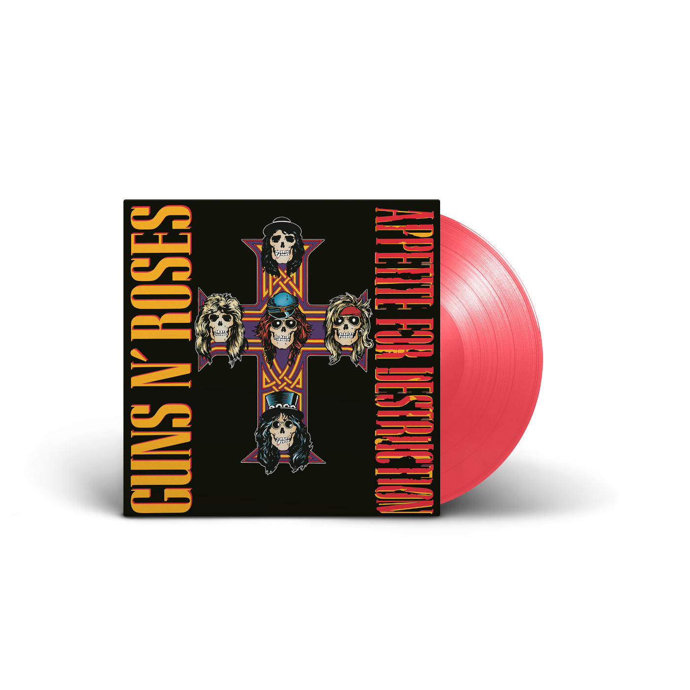 Guns N' Roses Appetite For Destruction Limited Red Transparent Vinyl LP 403988