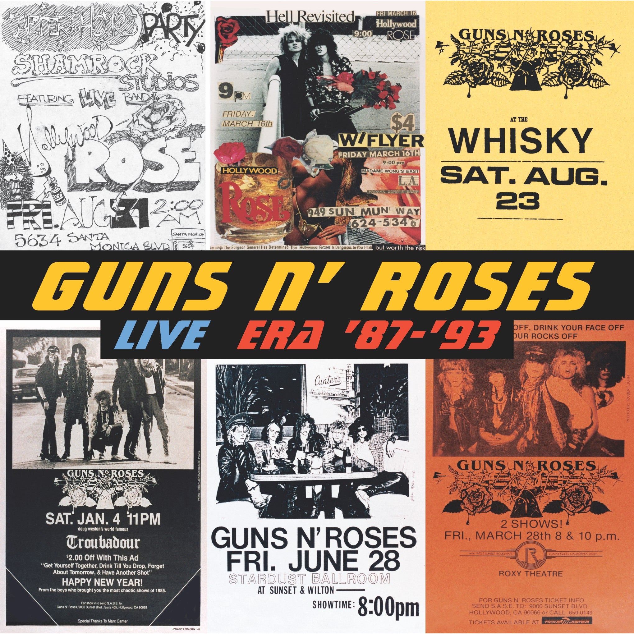 Guns N' Roses Live Era '87 - '93 4LP Deluxe Edition 422622