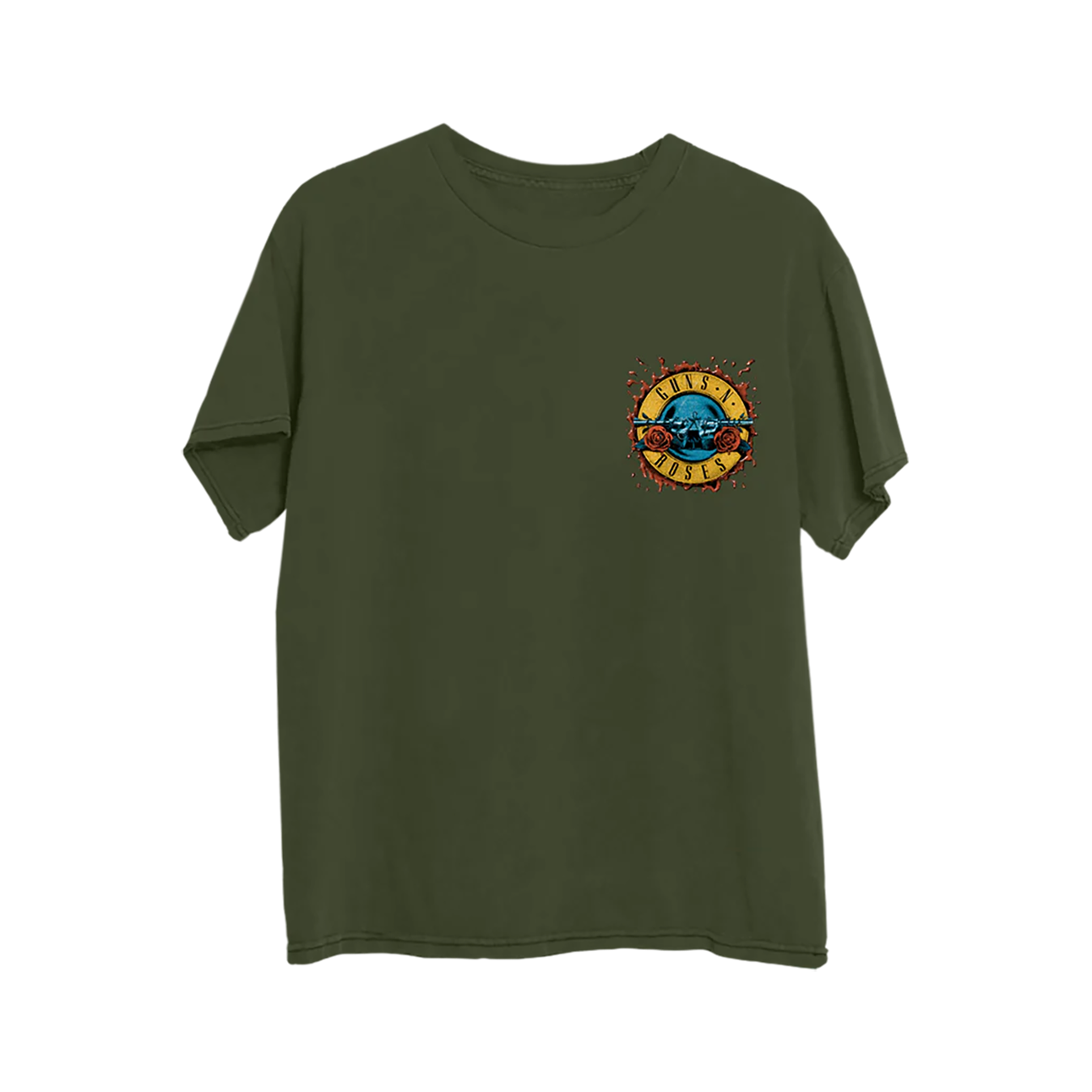 Guns N' Roses World Tour 2026 Military Green T-Shirt T-Shirt 448968