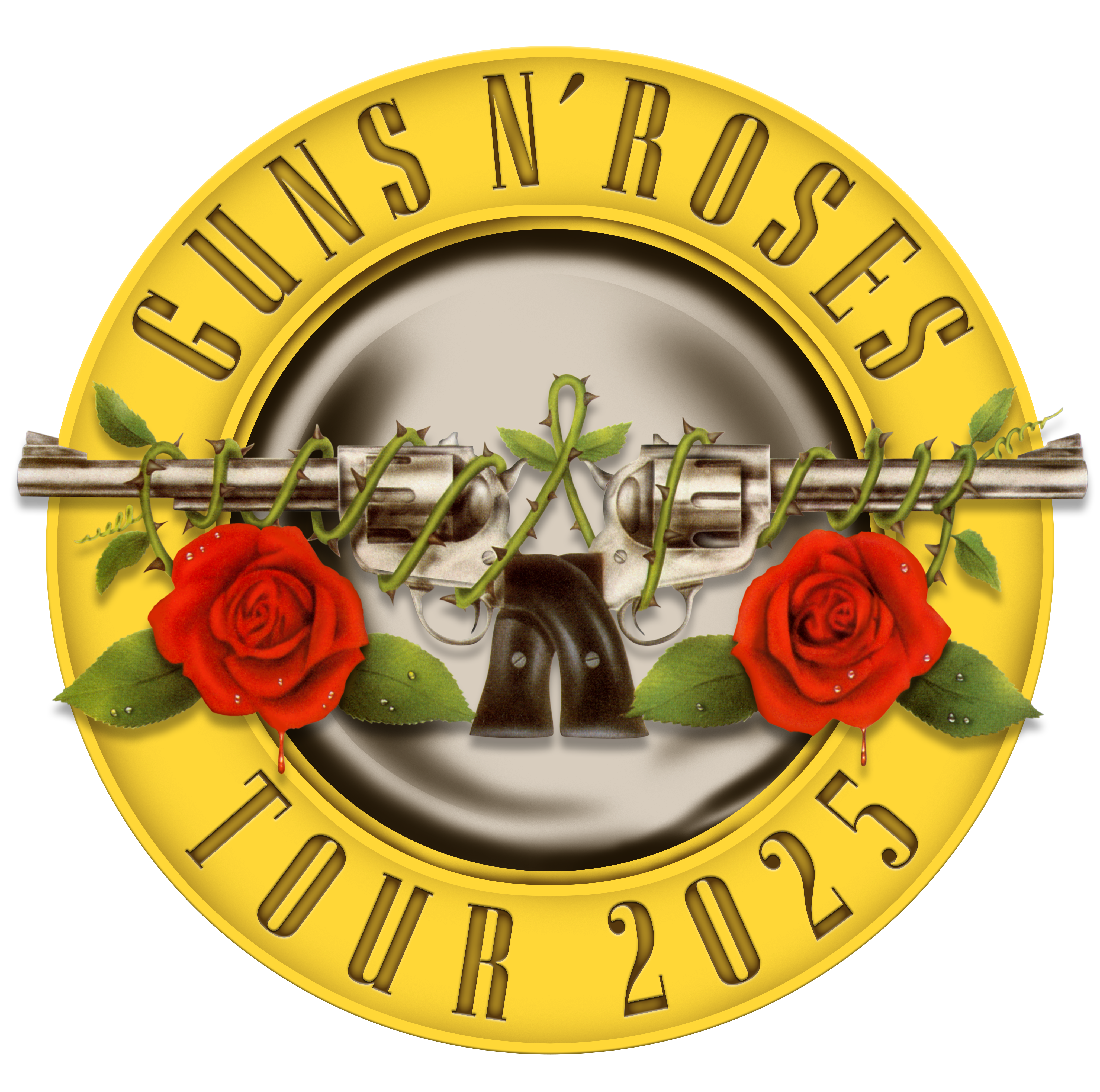 GUNS N' ROSES 2025 QR Code イエロー Tシツ XXL GUNS N' ROSES 2025 QR Code イエロー Tシツ XXL GUNS N' ROSES